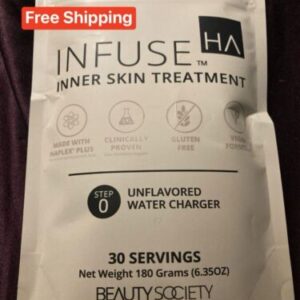 Beauty Society INFUSE HA Inner Skin Treatment NEW Unflavored Vegan-Free Shipping